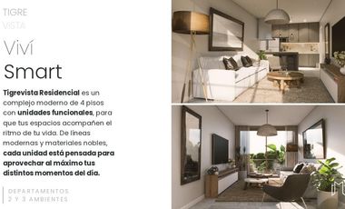 Venta Departamento 2 ambientes en Tigre centro