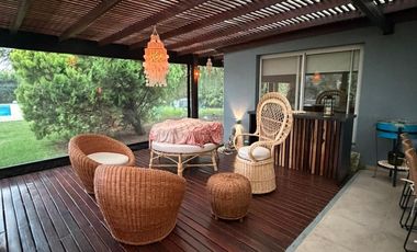 Alquiler Anual CON MUEBLES 5 AMB. Barrio Santa Teresa Villanueva Tigre