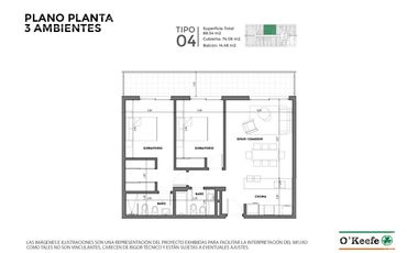 Departamento en venta 3 ambientes - En Pozo - Sensum Quilmes Condominio   Resort.