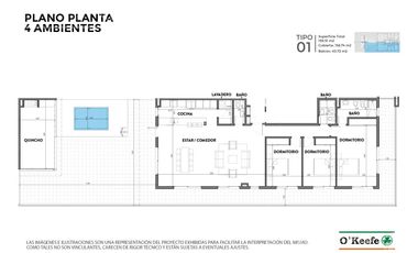 Departamento en venta 4 ambientes - En Pozo - Sensum Quilmes Condominio   Resort.