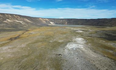 Campo con area de impacto Minero.