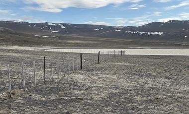 Campo con area de impacto Minero.
