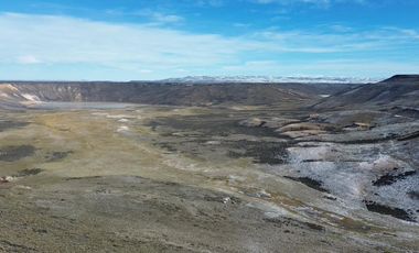 Campo con area de impacto Minero.