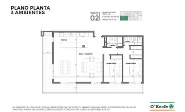 Departamento en venta 3 ambientes - En Pozo - Sensum Quilmes Condominio Resort.