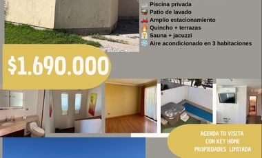 ESPECTACULAR CASA EN ARRIENDO CON PISCINA
