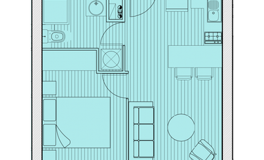 Dpto 1D+1B,  Metro ECUADOR