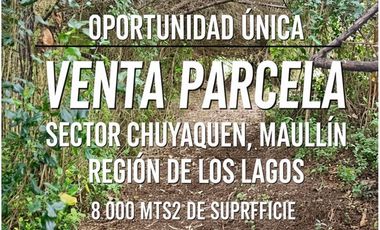 OPORTUNIDAD EXCLUSIVA PARCELA DE 8.034 MTS2