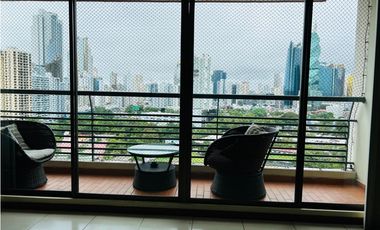 AQLUILO APARTAMENTO EN PUNTA PACIFICA, 3 RECAMARAS, AMOBLADO, 100M2.