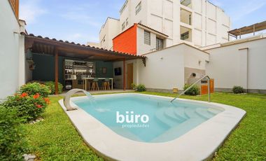HERMOSA Y MODERNA CASA EN VENTA CON 3 DORM Y PISCINA EN SURCO