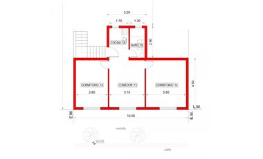 Se vende departamento 1 dormitorios, zona UTN PM, usd 42.854 dólares