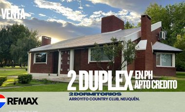 VENTA 2 DUPLEX 2 DORM EN ARROYITO COUNTRY CLUB