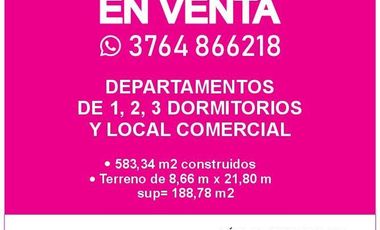 Edificio de Departamentos y Local comercial en Venta