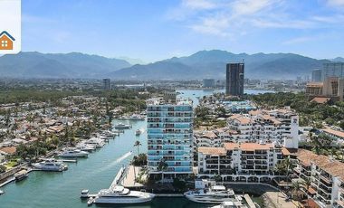 Departamento en venta en Marina Vallarta – Nautico Frente al Mar con 2 Rec