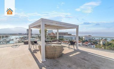 Departamento en venta en Marina Vallarta – Nautico Frente al Mar con 2 Rec