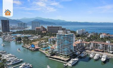 Departamento en venta en Marina Vallarta – Nautico Frente al Mar con 2 Rec