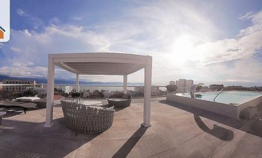 Departamento en venta en Marina Vallarta – Nautico Frente al Mar con 2 Rec