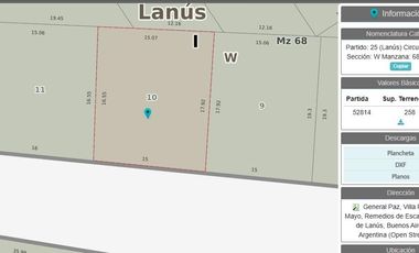 Casa 4 amb con Galpón  venta lanus