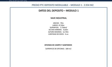Excelentes posibilidades modulables de Depósitos. Consultar!
