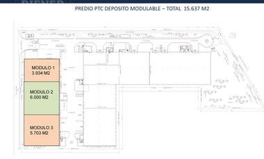 Excelentes posibilidades modulables de Depósitos. Consultar!