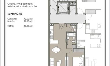 Venta Dpto 1 ambiente con balcón, Saavedra.