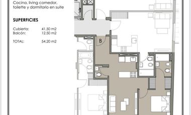Venta Dpto 1 ambiente con balcón, Saavedra.