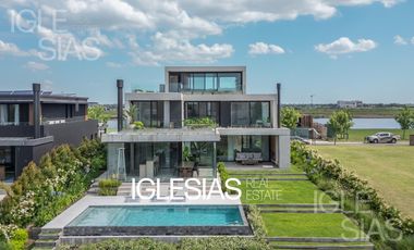 Casa en venta y alquiler, vista al lago en Los Castores, Nordelta