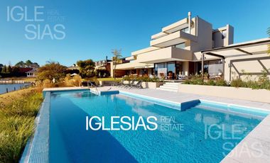 Casa en venta y alquiler, vista al lago en Los Castores, Nordelta