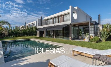 Casa en venta y alquiler, vista al lago en Los Castores, Nordelta