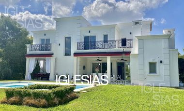 Casa en venta y alquiler, vista al lago en Los Castores, Nordelta
