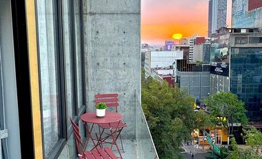 SE RENTA PRECIOSO DEPARTAMENTO AMUEBLADO EN LA COLONIA JUAREZ