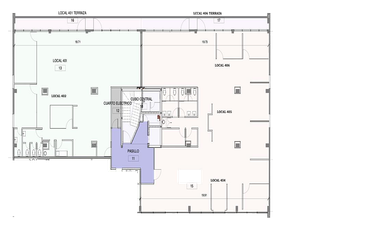 Oficina equipada en renta 358m2 + 30m2 de terraza zona San Agustín San Pedro GG