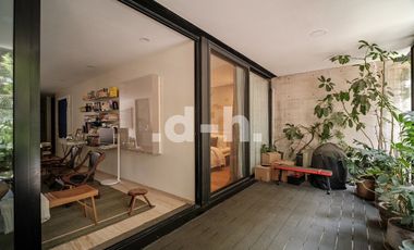 Departamento con terraza y balcón Roma Norte