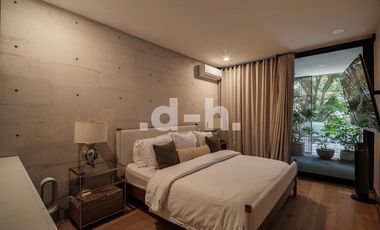 Departamento con terraza y balcón Roma Norte