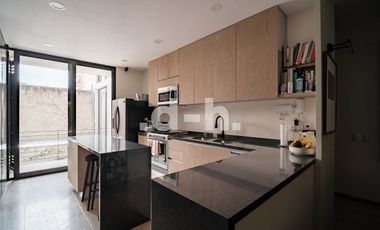 Departamento con terraza y balcón Roma Norte