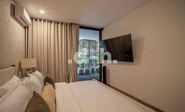 Departamento con terraza y balcón Roma Norte