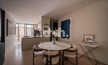 Departamento con terraza y balcón Roma Norte