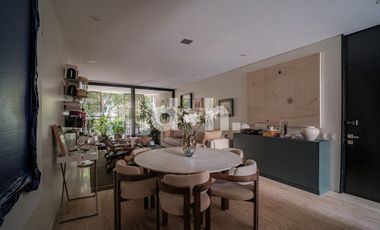 Departamento con terraza y balcón Roma Norte