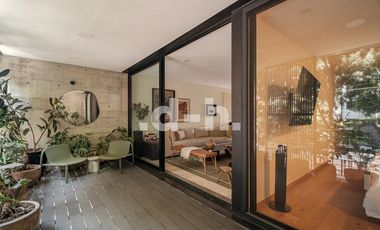 Departamento con terraza y balcón Roma Norte