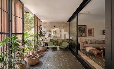 Departamento con terraza y balcón Roma Norte