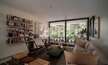 Departamento con terraza y balcón Roma Norte