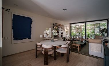Departamento con terraza y balcón Roma Norte