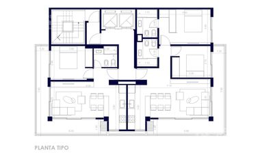 Modernos 3 Amb. al Frente con Balcón en 