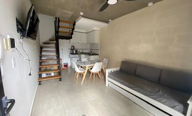 Departamento tipo dúplex amoblado