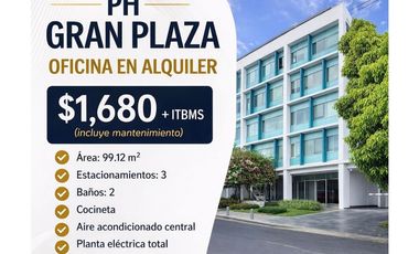 OFICINA EN ALQUILER - PH Gran Plaza