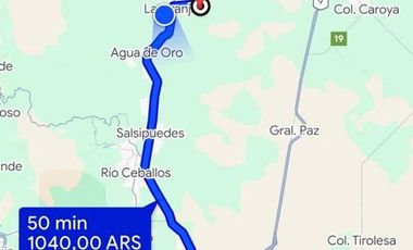 VENTA TERRENO 6009m LA GRANJA LOS MOLLES CORDOBA