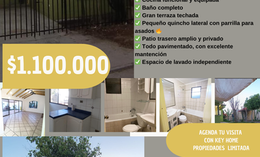 ARRIENDO CASA CERCANA A SCUOLA AMPLIA