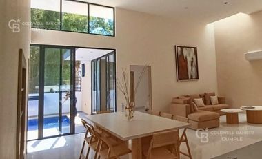 Residencia de una planta amueblada en renta en Las Palmas, Veracruz