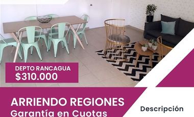 Departamento en Arriendo en Rancagua Norte/ Kennedy 2d1b sin estacionamiento