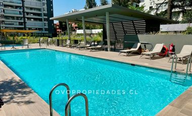 MODERNO DEPARTAMENTO 2 DORMITORIOS 2 BAÑOS LAS CONDES