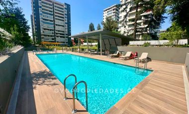 MODERNO DEPARTAMENTO 2 DORMITORIOS 2 BAÑOS LAS CONDES